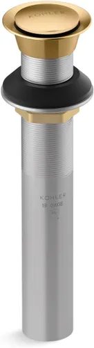 Vista 7 de Kohler K-33151-2BL Desagüe para lavabo de baño sin desbordamiento, bronce ennegrecido