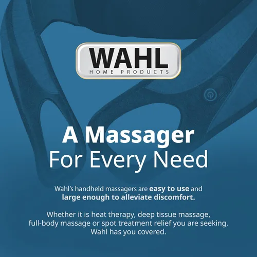 Vista 9 de Wahl Masajeador corporal con calor, nodos de masaje shiatsu, alivio calmante del dolor para cuello, espalda, hombros y piernas, elegible para FSA