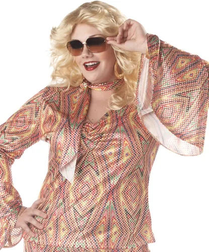 Vista 4 de California Costumes Women's Plus Size Disco Costume