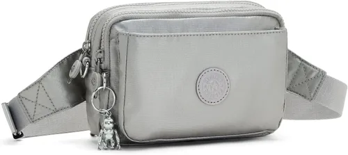 Vista 4 de Kipling Abanu - Bolso cruzado para mujer, ligero, cintura ajustable con bolsillos con cremallera de múltiples compartimentos