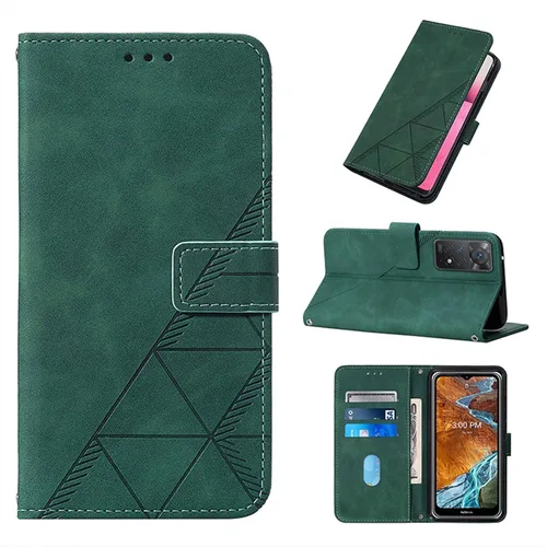 Vista 10 de LEMAXELERS Funda tipo cartera para Redmi Note 11 Pro, Redmi Note 11 Pro con tapa magnética de piel sintética con tarjetero y función atril, funda