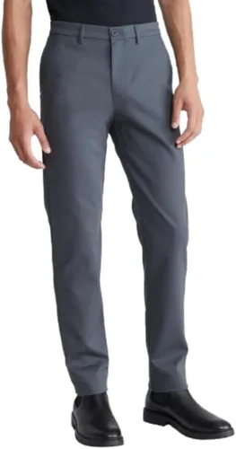 Vista 5 de Calvin Klein - Pantalones de hombre modernos de algodón elástico con resistencia a las arrugas aleación