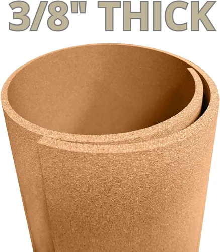 Vista 2 de Manton Natural Rollo de corcho 4 'x 12' x 3/8" – ofrece Thicker tacking superficie