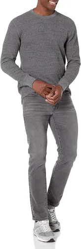 Vista 6 de Tienda Essentials - Camisa de manga larga con ajuste regular de punto de gofre para hombre
