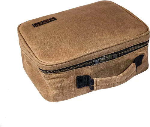Vista 3 de Readywares - Lonchera aislada Lonchera de lona encerada suave para todos los días