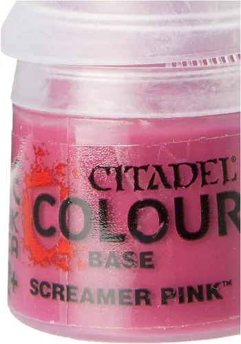 Vista 3 de Games Workshop - Pintura Citadel Colour Base: Screamer Pink (0.4 fl oz)