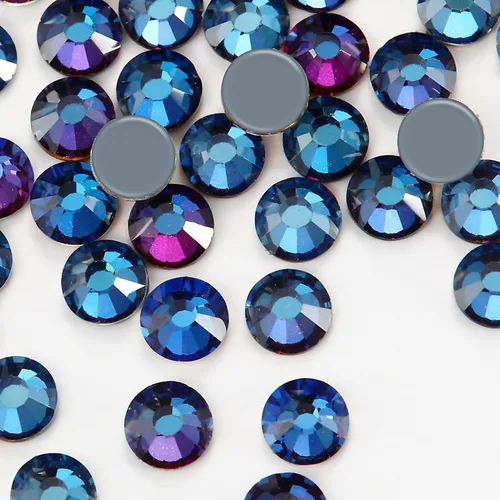 Vista 24 de Dowarm 1440 diamantes de imitación de cristal termofijos, cristales de fijación en caliente para ropa de manualidades, cristal de parte trasera