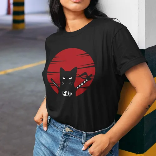 Vista 2 de Camiseta de anime japonés para hombre y mujer