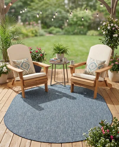 Vista 43 de Rugs.com Outdoor Solid Collection - Alfombra de pelo plano beige de 2 x 3 pulgadas, perfecta para entradas, cocinas, rincones de desayuno, piezas