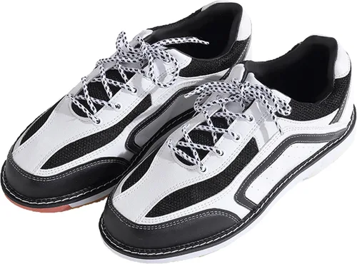 Vista 2 de VEACAM Zapatos de bolos cómodos para mujer, zapatos de bolos de cuero a la moda