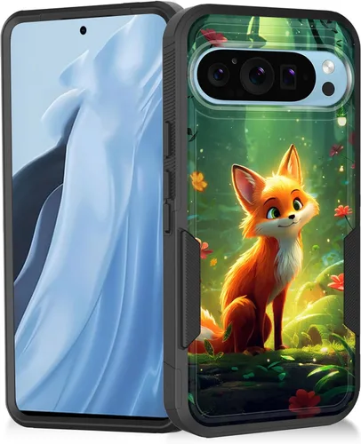 Vista 103 de Funda para Pixel 7a, resistente de doble capa híbrida de policarbonato duro de goma suave a prueba de golpes para Google Pixel 7A 6.1 pulgadas