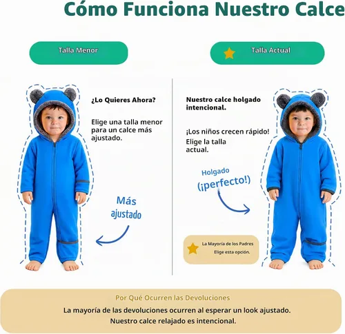 Vista 6 de Cuddle Club - Body de forro polar para bebé recién nacido hasta 5T – Pijamas de invierno chaqueta de abrigo abrigo para bebé Alien