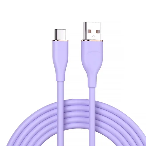 Vista 14 de chenyang USB A to C Silicone Cable,USB 2.0 Type C PD 15W Fast Charge Data Extension Cable Compatible with iPhone 15 Black 3.28FT/1.0M