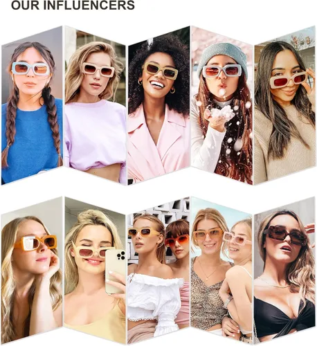 Vista 2 de SOJOS Trendy Sunglasses for Women and Men
