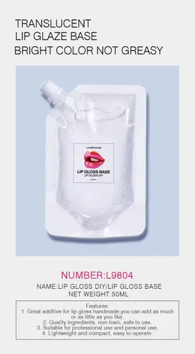 Vista 3 de BestLand Paquete de 2 bases de brillo de labios hidratante casera, base de maquillaje de labios, material básico de lápiz labial, base de brillo