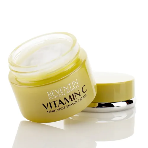 Vista 2 de Reventin Crema facial con vitamina C, crema hidratante reafirmante para el cuidado de la piel, potente crema de gel de vitamina C para la cara, piel