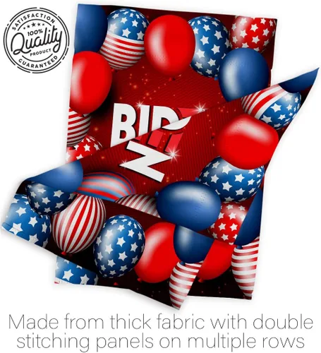 Vista 7 de Bandera de Biden Harris conjunta Jardín Patriótico Votar Presidente Demócrata Republicano Tea Party Estados Unidos Americana Elección Casa Banner