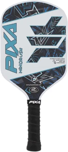 Vista 8 de PIXA Mindrush T-300 - Paleta de pickleball de 0.630 in, superficie de fricción avanzada, potencia increíble, control y giro: aprobado por USAPA