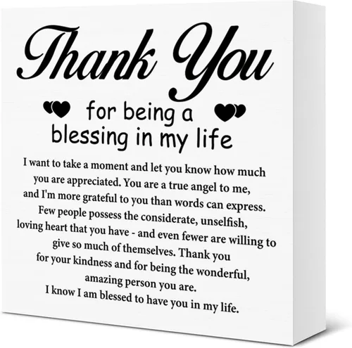 Vista 17 de Don't Worry 'bout a Thing Wooden Box Sign Desk Decor for Women Friends All Right