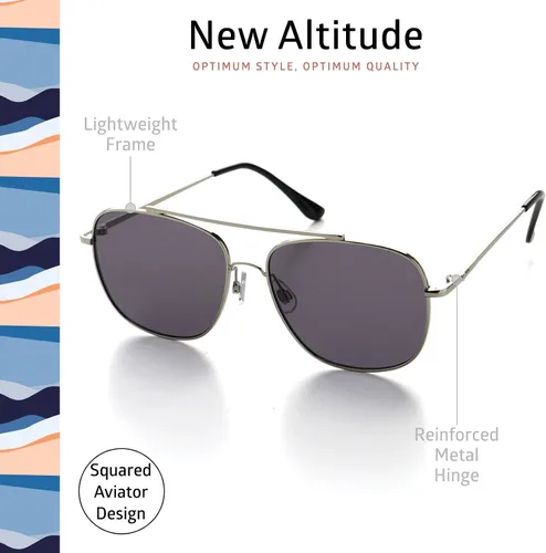 Vista 20 de OPTIMUM OPTICAL Gafas de sol protectoras UV atemporales para hombres y mujeres
