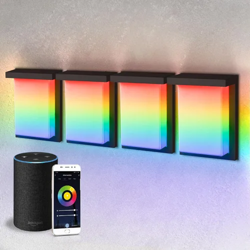 Vista 13 de ASD Lámpara LED de pared para exteriores de 8", aplique de casa para puerta delantera 3CCT, regulable, impermeable, certificada por ETL 12W