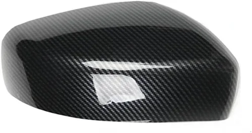 Vista 8 de Par de espejo retrovisor lateral tapa cubierta Trim para Infiniti G37 2008 Fibra de carbono
