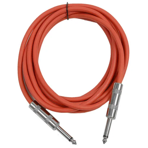 Vista 17 de Seismic Audio Cables para altavoces de guitarra, cables de guitarra TS de ¼”, negros, 2 pies