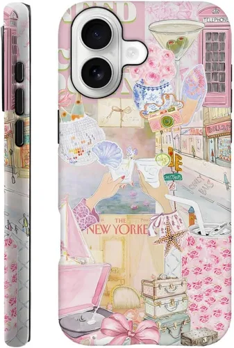 Vista 64 de Compatible con iPhone 13, Funda para teléfono duradera y a prueba de golpes con diseño de estantería de otoño - Calabaza de otoño Otoño Otoño