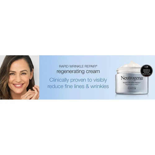 Vista 3 de Neutrogena Hidratante facial de retinol para reparación rápida de arrugas, crema antienvejecimiento diaria con ácido hialurónico para combatir