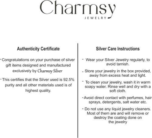 Vista 7 de Charmsy - Aretes colgantes de plata de ley 925 con nudo infinito para mujer