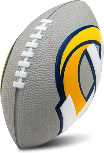 Vista 10 de Franklin Sports NFL - Fútbol americano de espuma para niños, pelota suave de tamaño junior de 8.5 pulgadas con logotipos 3D, perfecta para el día