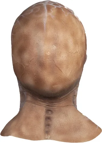 Vista 8 de Deja Boo Máscara de alienígena para adultos, disfraz realista para adultos, cabeza de cosplay espeluznante, máscara de fiesta de cara completa