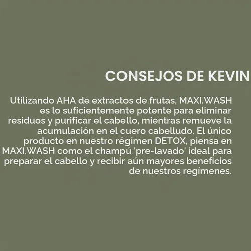 Vista 6 de Kevin Murphy Maxi Wash: Champú Detox 8.4 oz