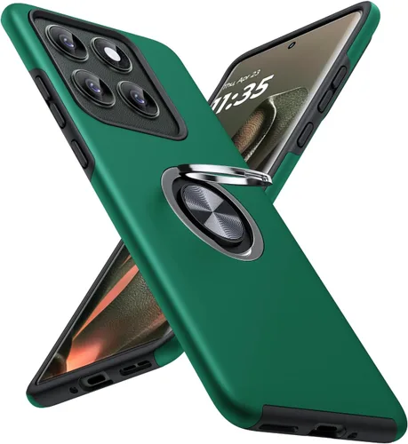 Vista 27 de JAME for Motorola Edge 2025 Case with Ring Stand Slim Shockproof Phone Case Cubierta de doble capa de grado militar resistente a prueba de golpes