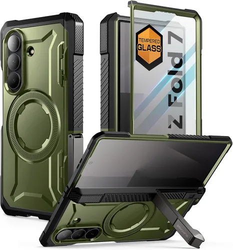 Vista 12 de SUPCASE Funda para Samsung Galaxy Z Fold 7 con Soporte (UB Grip), [Compatible con MagSafe] [Protector de Pantalla de Vidrio Templado Integrado]