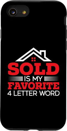 Vista 18 de iPhone 16 Sold Is My Favorite 4 Letter Word Real Estate Agent Realtor Case