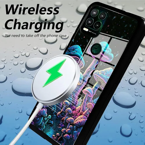 Vista 308 de Funda para Motorola Moto G Stylus 5G 2021 de vidrio templado, funda negra con diseño de mujer negra africana para mujeres y hombres, antiarañazos, a