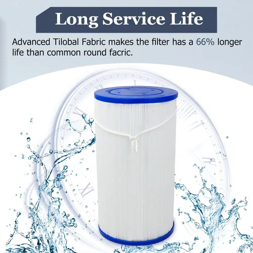 Vista 5 de 303279 Filtro de spa para bañera de hidromasaje, repuesto para FC-2402, PFF42TC-P4, 78460, SD-01322, Lifesmart, AquaTerra, Freeflow Spas, rosca MPT