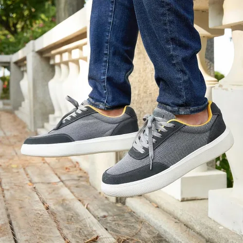 Vista 3 de OrthoComfoot Zapatillas ortopédicas de moda para hombre para fascitis plantar cómodos zapatos ortopédicos para caminar con soporte de arco, zapatos