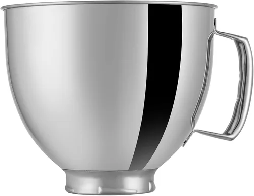 Vista 5 de Cuenco mezclador de acero inoxidable de 5 cuartos compatible con batidoras de pie de cabeza inclinable KITCHENAID de 4.5 cuartos (4.3 L) y 5 cuartos