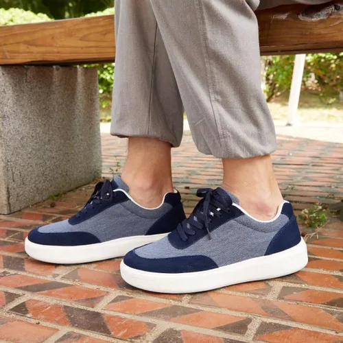 Vista 7 de OrthoComfoot Zapatillas ortopédicas de moda para hombre para fascitis plantar cómodos zapatos ortopédicos para caminar con soporte de arco, zapatos