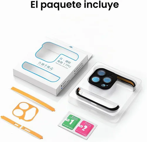 Vista 8 de LEKEVO Funda sin marco para iPhone 15 Pro Max con protector de lente de cámara, funda delgada de TPU suave a prueba de golpes, carcasa minimalista