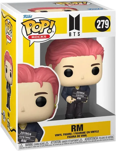 Vista 2 de POP Rocks: BTS Butter - Figura de vinilo RM Funko (paquete con funda protectora de caja compatible), multicolor, 3.75 pulgadas
