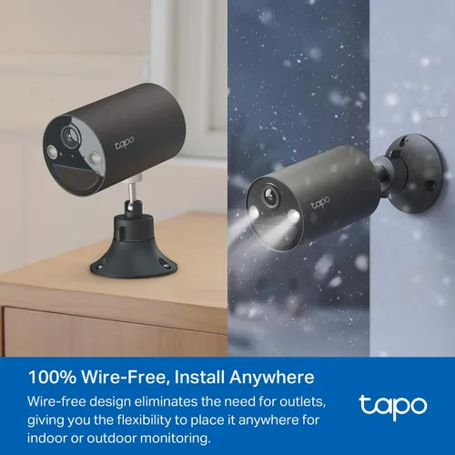 Vista 3 de Tapo de TP-Link Cámara de seguridad inalámbrica para exteriores, 1080P, hasta 180 días de vida de la batería, detección gratuita de personas