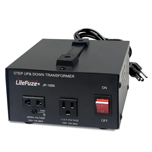 Vista 11 de LiteFuze Convertidor Transformador de Voltaje de 2000 Vatios para Japón Elevador/Reductor - 100v a 120v / 120v a 100v Convertidor de Energía Japonés