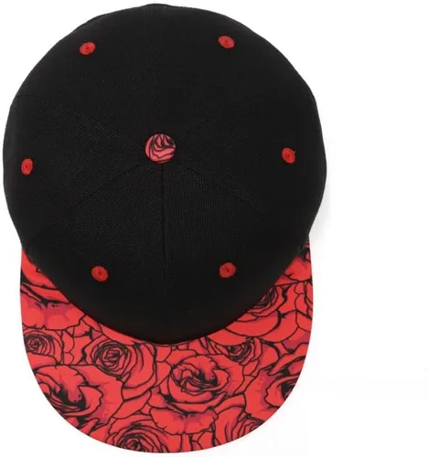 Vista 3 de Gorra de béisbol para hombre, estilo hip hop, visera plana, ajustable, unisex, ajustable, transpirable