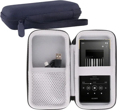 Vista 7 de Funda rígida de transporte compatible con Sony NW-A300 Series NW-A306/NW-A307 Walkman (solo base) (para funda NW-A300)