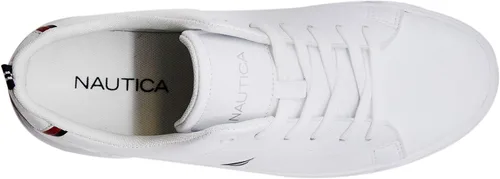 Vista 4 de Nautica Zapatos deportivos de moda con cordones para niños, zapatos de vestir bajos para jóvenes - (niños grandesniños pequeños)