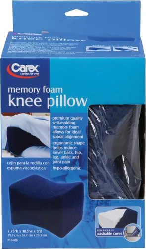 Vista 3 de Almohada ortopédica de rodilla para personas que duermen de lado, almohada ergonómica de espuma viscoelástica para el dolor de espalda