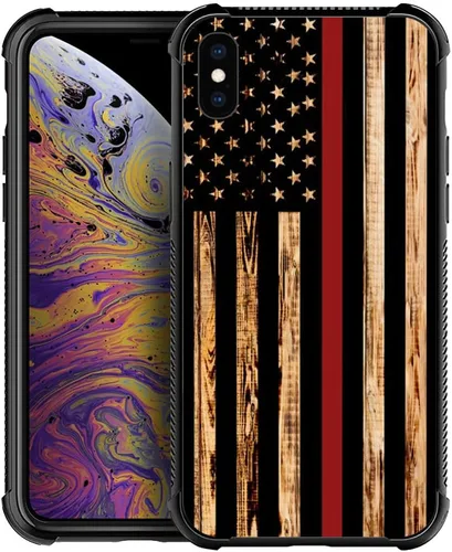 Vista 30 de DJSOK Funda compatible con iPhone 7/8 Plus, diseño con patrón de parachoques trasero, esquinas reforzadas contra arañazos, esquinas reforzadas